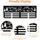 thumbnail image 5 of Soporte para medallas deportivas, colgador personalizado de metal negro, ganchos para colgar en la pared, regalo para atletas., 5 of 9