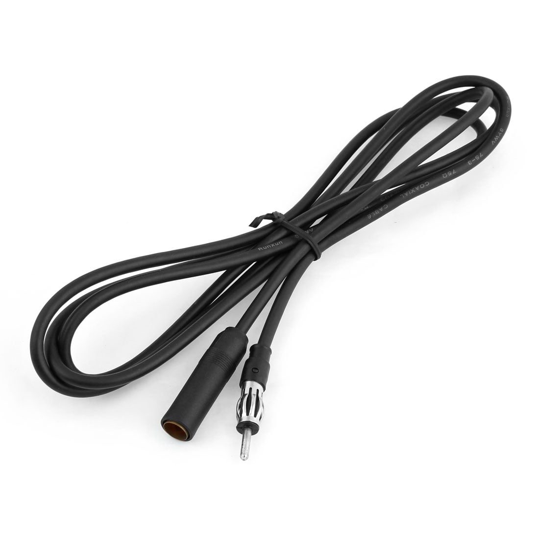 Unique Bargains Vehicles 300cm Length Black Stereo FM Radio Antenna