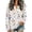 169#Multicolor, variant on Womens Half Button Henley Tunic Top Long Sleeve Waffle Knit V Neck Relaxed Fit Casual Blouse XL