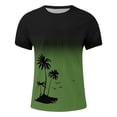 thumbnail image 4 of CONZONE Mens Hawaii Tshirts Short Sleeve Beach T-Shirts for Men Crew Neck Tropical Graphic Casual Summer Tee Tops, 4 of 4