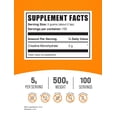 thumbnail image 2 of BulkSupplements.com Creatine Monohydrate Powder - Creatine Supplement, Micronized Creatine, Creatine Powder - Unflavored & Gluten Free, 5g (5000mg) per Servings, 500g (1.1 lbs) (Pack of 1), 2 of 5