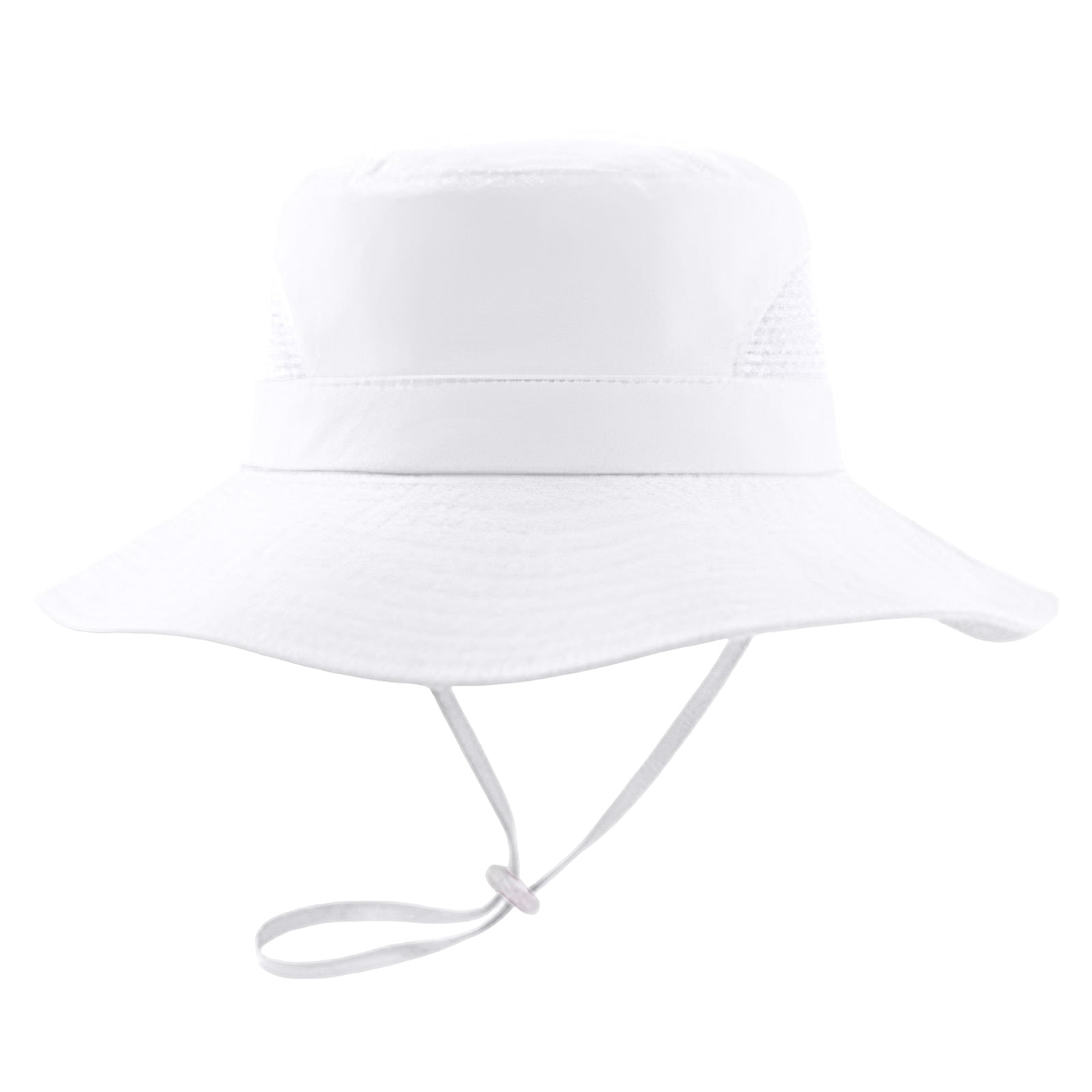Baby Sun Hat with Neck Flap UPF 50+ Adjusta Baby Boys Girls Summer Beach Hat for Traveling Swim Hat(1-3 Years,White)