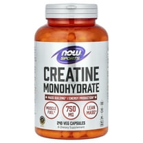 NOW Foods Sports, Creatine Monohydrate, 750 mg, 240 Veg Capsules