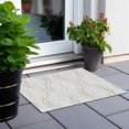 thumbnail image 6 of Addison Rugs Chantille Indoor/Outdoor Transitional Waves Ivory Washable Rectangle Rug, 1'8" x 2'6", 6 of 6