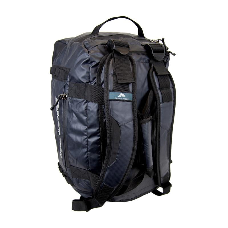 Ozark Trail Unisex 45L Packable All-Weather Duffel Bag for Travel, Solid Black