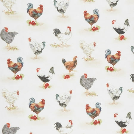 

Robert Kaufman Down on the Farm - Chickens Country Yardage