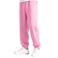 thumbnail image 4 of Yuncity Boys Joggers Fall Casual Comfortable Sweatpants Elastic Waist Tapered Leg Long Athletic Pants Size Pink, 4 of 5