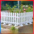thumbnail image 2 of Valla de plástico, valla de jardinería, valla marrón blanca, valla de PVC para patio, proyecto de valla de parque, valla verde comunitaria, 2 of 6