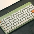 thumbnail image 2 of Miangastore Wired Computer Keyboard 79 Keys Gaming Keyboard Dark Green 1Pack 11.4X5.5X0.8In, 2 of 9