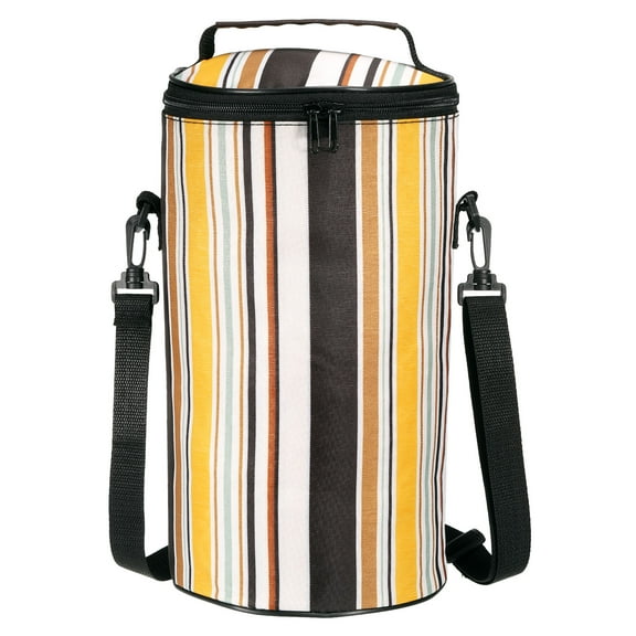 Uxcell 6.9"x13" Waterproof Insulated Food Jar Lunch Tote Bag, Multicolor