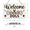 thumbnail image 7 of WaaHome Welcome We Hope You Like Dogs Sign 8"x12" Farmhouse Welcome Sign for Front Door Welcome Hanging Sign for Dogs Lovers Christmas Home Wall Art Decorations Housewarming Gift, 7 of 7