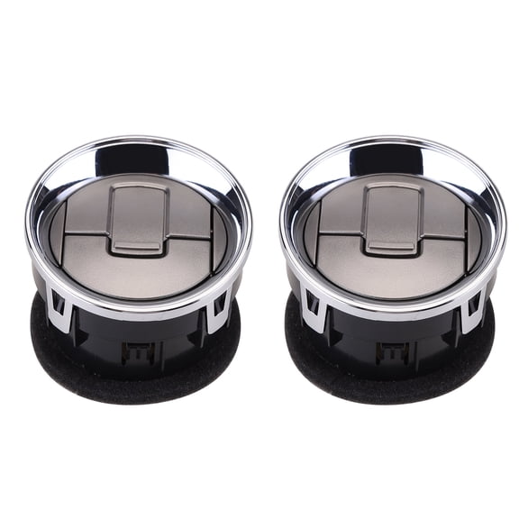 2PCS AC Heater Air Outlet Dashboard Vent Louvre 9L3Z19893CA Compatible for 2009-2014 Ford F150