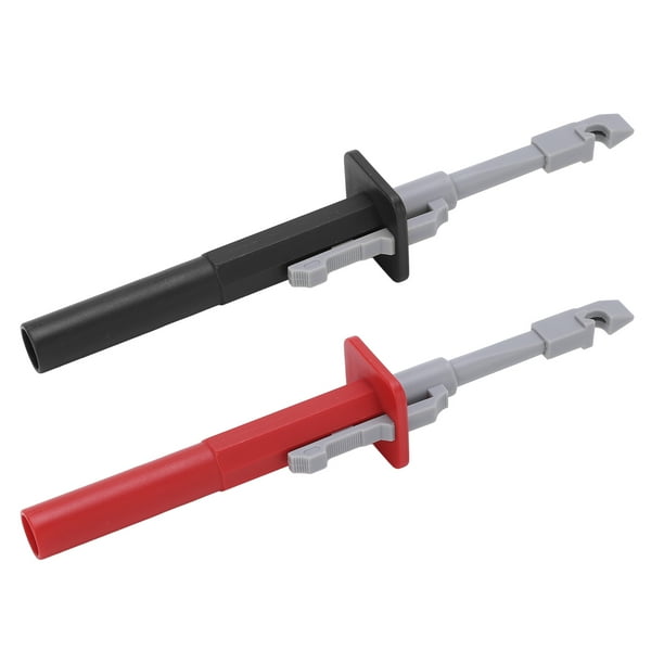 Cables de prueba para diagnóstico automotriz, 1 juego de cables perforantes para perforar cables, sonda trasera, clip de sonda perforante para uso práctico