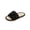 18#Black, variant on Linen Slide Sandal for Women Stylish Bling Sparkle Sequins Slipper Open Toe Flat Sandal Memory Foam Bedroom House Slipper