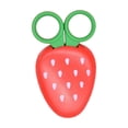 thumbnail image 1 of WIZUTIZ Cute Fruit Scissors Set Carrot Banana Grape Strawberry Shape With Protective Cover Children's Paper Cutting Tools Safe Home Gadgets Fade Resistant, 1 of 4