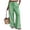 216#Green, variant on Summer Striped Pants Women Loose Wide Leg Drawstring Pants Lightweight Low Rise Lounge Trousers with Pockets