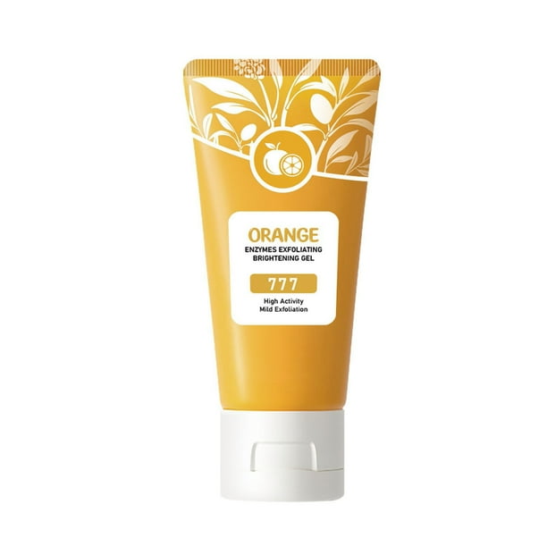 Skin Care Face Scrub Peeling Gel With Orange， Orange Exfoliating