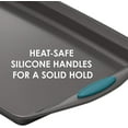 thumbnail image 4 of Rachael Ray 47958 9 x 13 in. Yum-o Nonstick Bakeware Oven Lovin Rectangle Cake Pan, Gray with Marine Blue Handles, 4 of 6