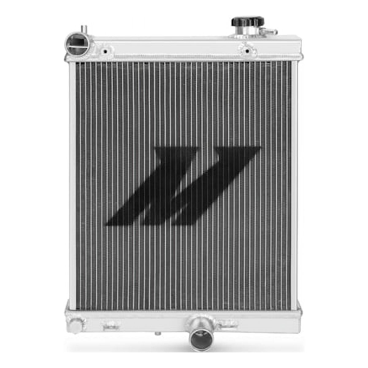 Mishimoto MMRAD-EVO-01H Half-Size Aluminum Radiator Compatible With Mitsubishi Lancer Evo 7/8/9 2001-2007