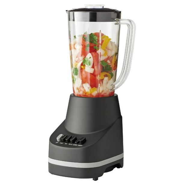 Mainstays 6 Speed Blender with 48 Ounce Jar, 360 Watt, Black