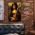 thumbnail image 4 of Pintura Chapa Hierro Wdftyju Rectangular Serie Personajes La Mona Lisa 20*30cm, 4 of 9