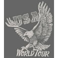 thumbnail image 2 of Girl's Lost Gods USA World Tour Eagle Graphic Tee Black Large, 2 of 4