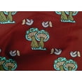 thumbnail image 4 of oneOone Cotton Poplin Fabric Bird & Mushroom Block Printed Craft Fabric BTY 42 Inch Wide, 4 of 4