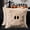 Beige, variant on Halloween Pillow Covers 18x18 inch Set of 2, White Ghost Throw Pillow Cases Soft Plush Faux Fur Wool Couch Cushion Case for Chair Sofa Bedroom Living Room Home Decor