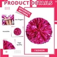 thumbnail image 3 of LINLIN Cheer Pom Pom, Cheerleading Pom Poms, Premium Metallic Pom Poms Set Cheering Hand Flowers Handle Dance Pom Poms Cheering Squad Pompoms for Football Basketball Cheers, 3 of 7