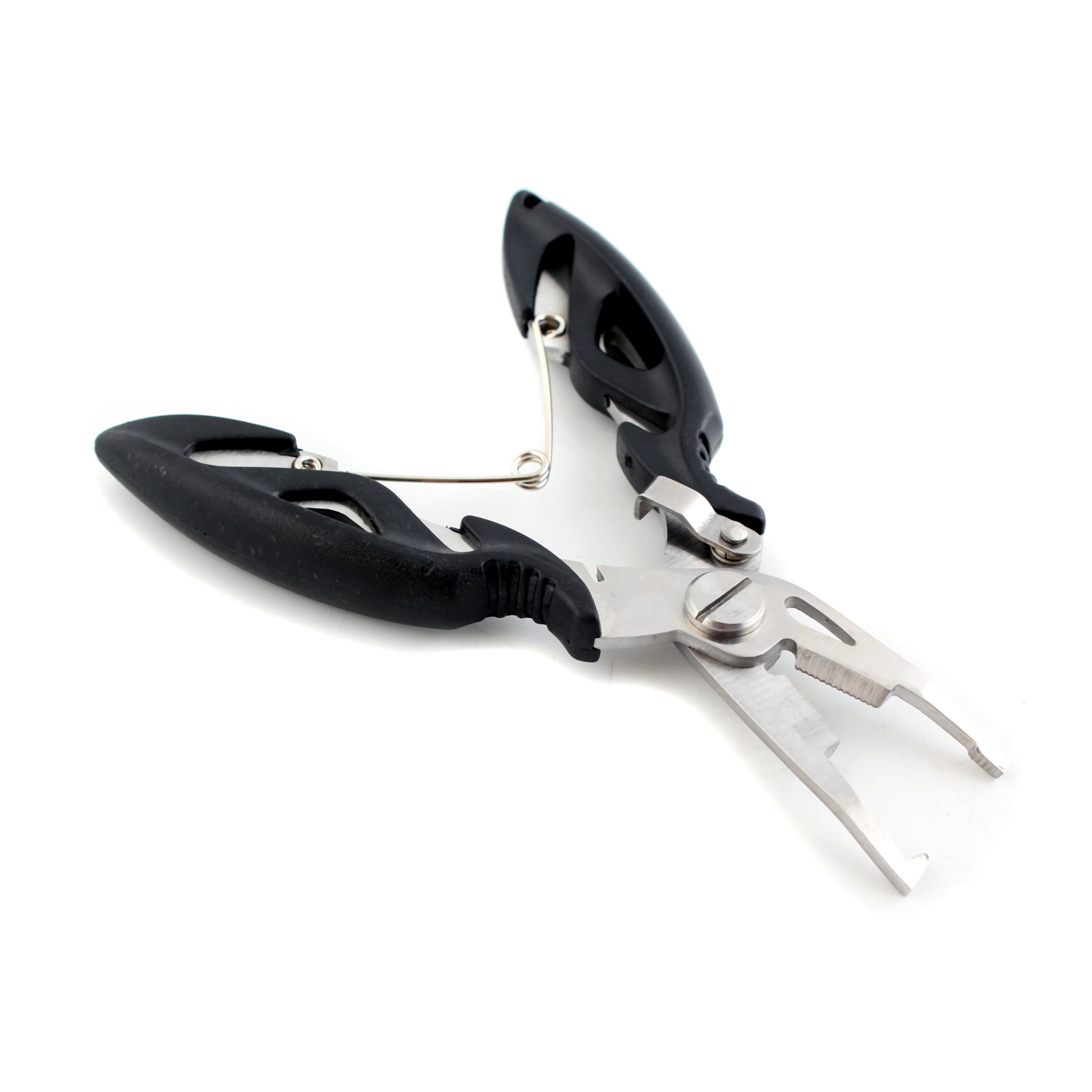 Fishing Plier Scissor Braid Line Lure Cutter Remover Split Ring Tackle Tool b4 