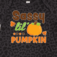 thumbnail image 4 of Inktastic Thanksgiving Sassy Lil Pumpkin with Fall Leaves Girls Baby Bodysuit, 4 of 5
