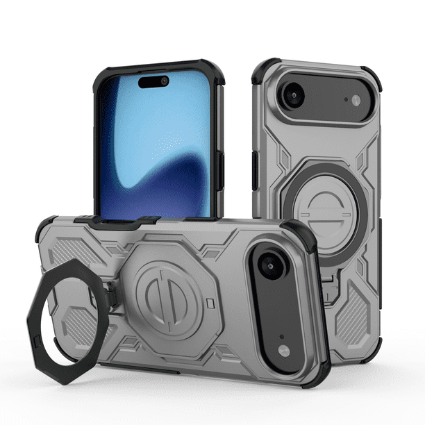 Funda GANGXUN para iPhone 17 Air , magnética, ligera, soporte 360°, antigolpes