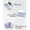 thumbnail image 2 of Kids Boy Belt Magnetic Belts Adjustable Elastic Belt Magnetic Buckle for Boys Girls(4 PCS), 2 of 12