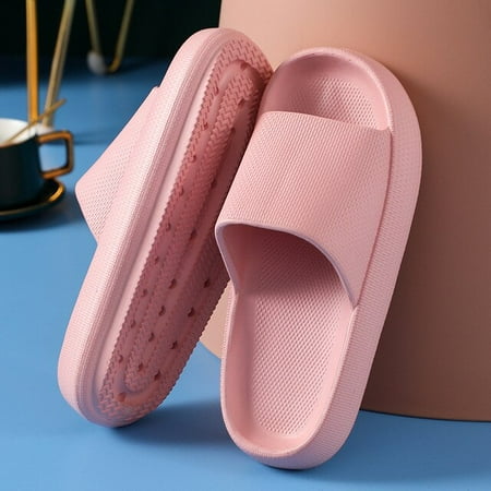 

CoCopeaunt Summer Slippers Slippers Women Indoor EVA Heel Soft Sole Sandals Trend Slippers Lightweight Beach Shoes Slippers Home