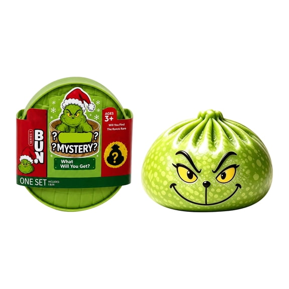 Christmas Mystery Dumpling Squishy Toy, Giant Squishy Dumpling with Steamer Stress Balls, Dumpling Squishy Fidget Toys for Stress Relief & Anxiety Relaxation