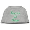 thumbnail image 1 of Santa's Lil' Helper Screen Print Shirt  Grey Sm (10), 1 of 1