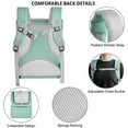 thumbnail image 4 of PETIMI Cat Carrier Backpack -  Green - 17.5"x13"x11" - Fits Under Most Airline Seats, 4 of 8