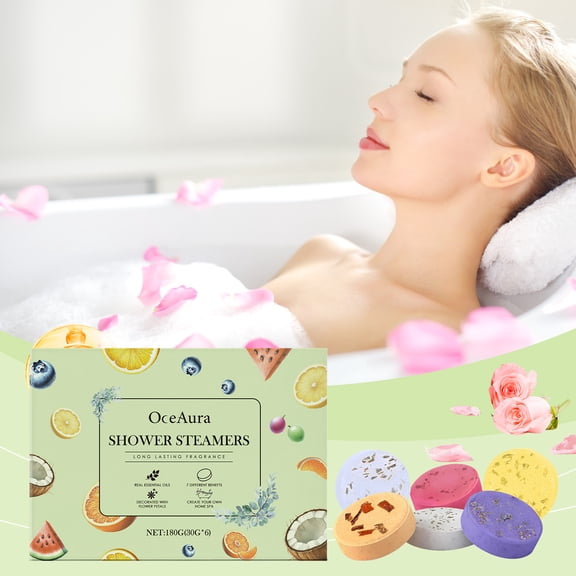 OceAura Fragrant Steam Shower, With Soothing Citrus Scent Enjoy Bathing In The Steam Shower