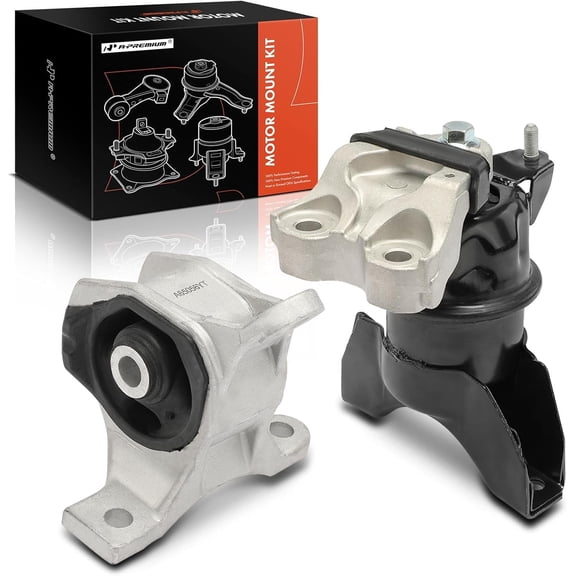 A-Premium Engine Motor Mount and Transmission Mount Kit Compatible with Honda Civic 2012-2013 1.8L, Manual Transmission, 2-PC Set, Replace# 50820TR0A81, 50850TR0A01