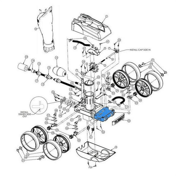 Pentair Zodiac Pool Care Inc Handle Valve Jandy LLU145NPMG