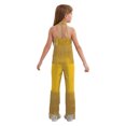 thumbnail image 2 of TSSOE Combinaison de Danse Jazz Disco Sans Manches à Sequins pour Filles Enfants Performance de Fête Or 6, 2 of 7