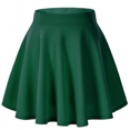 thumbnail image 3 of Minivestido versátil, minifalda informal, estilo europeo americano, vestido básico elástico con forma de campana para mujer, moda informal, 3 of 5