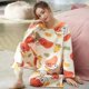 thumbnail image 1 of Conjunto de pijama con cara sonriente para mujer, suave y agradable para la piel, ropa deportiva para dormir en casa para mujer, 1 of 5