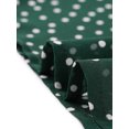 thumbnail image 5 of Unique Bargains Women's Plus Size Polka Dots Bell Sleeve Chiffon Summer Cardigans 2X Green, 5 of 6