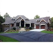 The House Designers: THD-4320 Builder-Ready Blueprints to Build a Ranch House Plan with Slab Foundation (5 Printed Sets)