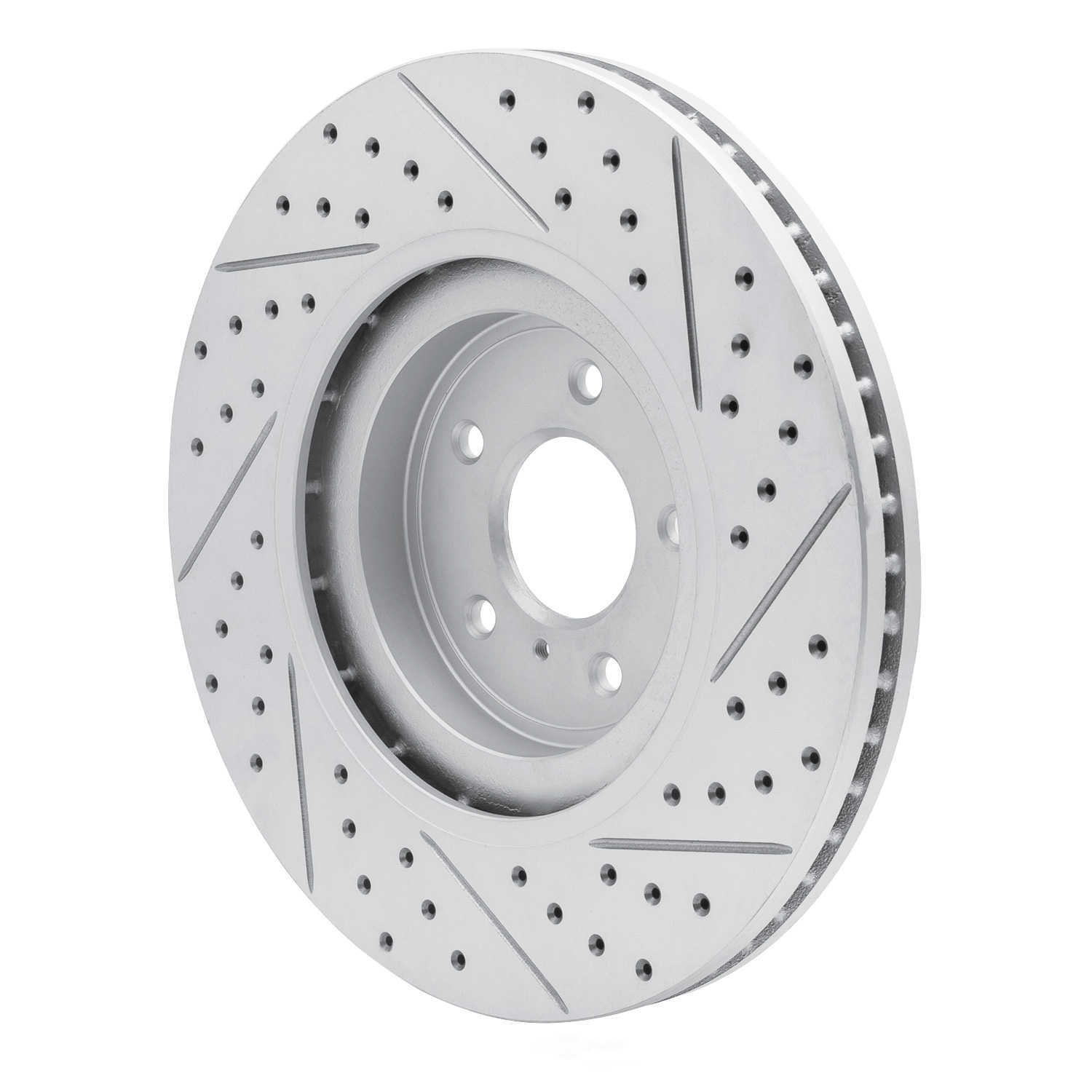 Dynamic Friction Company 830-68012L DFC Geoperformance Rotor - Drilled and Slotted