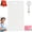 White, variant on 2026 Erasable Badge Note, Reusable Erasable Whiteboard, Vertical/Horizontal Pocket Notebook with Badges Clip, Ballpoint Pen Write&Alcohol Wipeable Notepad for Nurses Doctors