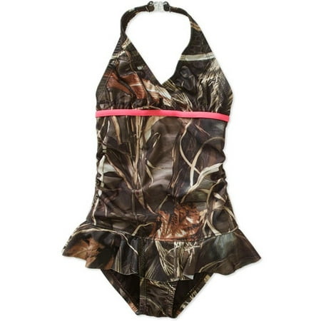 Girls' Real Tree One Piece Swimsuit