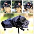 thumbnail image 4 of DSLR Mirrorless Camera Rain Cover Sleeve Large Raincoat Dust Proof Protector for Canon EOS R5 R6 Rp Ra R 7D 6D 5D Mark, 4 of 5