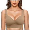thumbnail image 2 of Everyday Bras for Women Thin Bra Womens Sports Bras plus Size Womens Bras Push up Underwire Athletic Women Seamless Bras Bras Bulk Woman Sports Bar Strapless Sports Bras for Women Women's Khaki One, 2 of 9